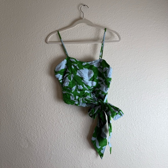 Women's Classic Rose Linen Ruched Linen Tank Top Kate Spade NY x Target - Picture 4 of 16